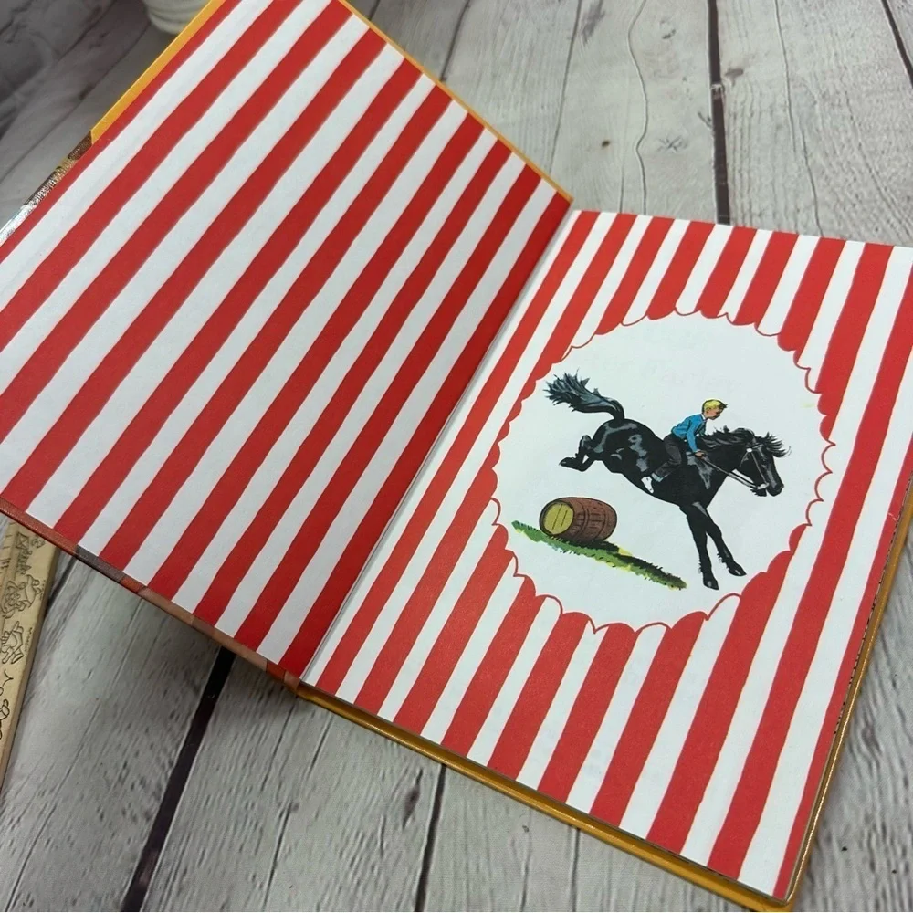 vintage Little Black Goes to the Circus hardcover children's Book horse tales
